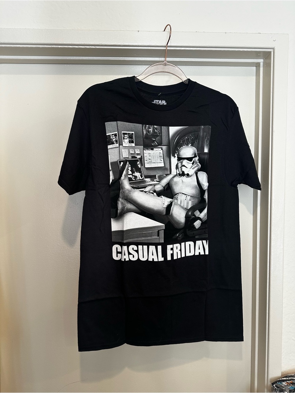 Star Wars Stormtrooper Casual Friday Black Graphic Tee